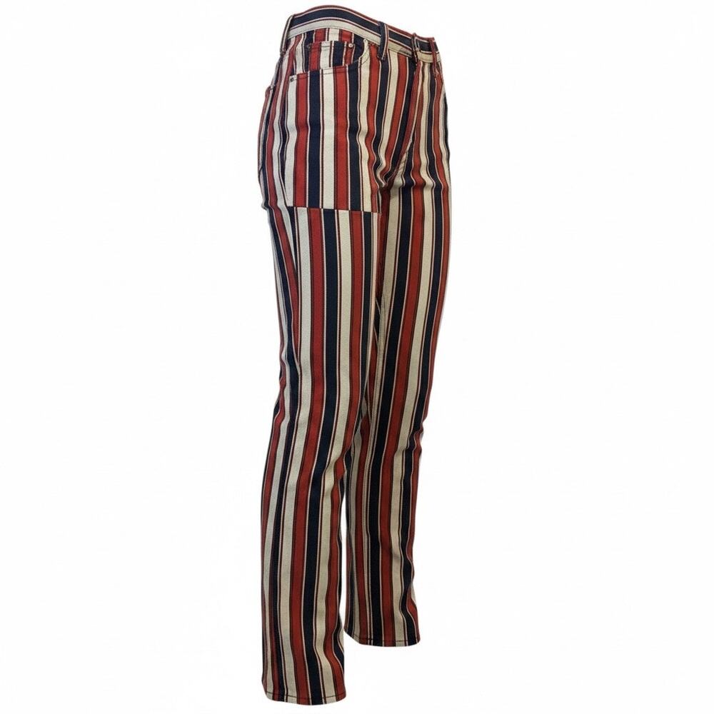 VTG Rare 70s Levi’s For Gals Sta Prest Pants Striped High Rise WHITE TAG Big E